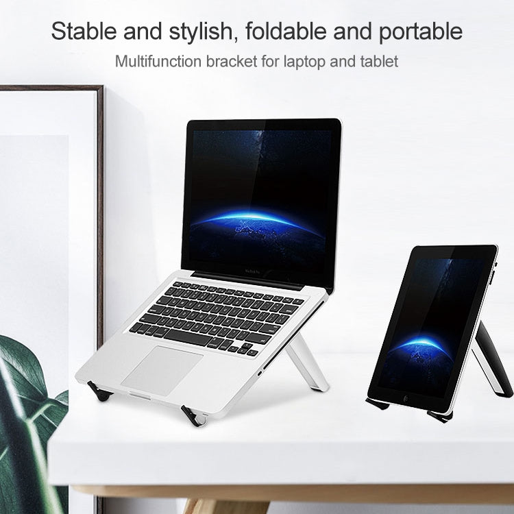 Tablet PC Laptop Desktop Bracket Cooling Triangle Bracket(White) - Computer & Networking by buy2fix | Online Shopping UK | buy2fix