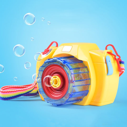 Electric Camera Shaped Flashing Sounding Toy Bubble Machine, Random Color Delivery, Bubble Liquid Not Included - Toy Sports by buy2fix | Online Shopping UK | buy2fix