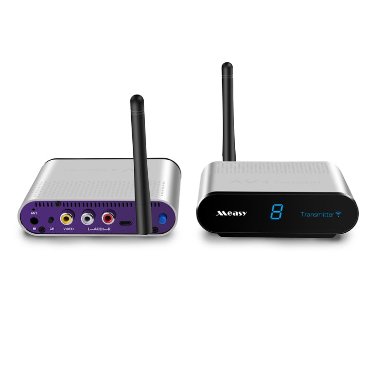 Measy AV220-2 2.4GHz Wireless Audio / Video Transmitter + 2 Receiver, Transmission Distance: 200m - Set Top Box & Accessories by Measy | Online Shopping UK | buy2fix