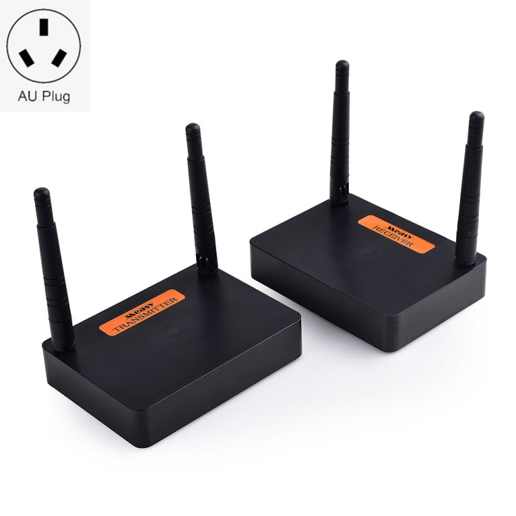 Measy FHD676 Full HD 1080P 3D 5-5.8GHz Wireless HDMI Transmitter (Transmitter + Receiver) Transmission Distance: 200m, Specifications:AU Plug - Consumer Electronics by Measy | Online Shopping UK | buy2fix