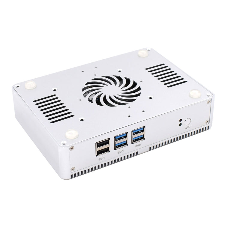 HYSTOU H2 Windows / Linux System Mini PC, Intel Core I5-7267U Dual Core Four Threads up to 3.50GHz, Support mSATA 3.0, 8GB RAM DDR3 + 512GB SSD (White) - Computer & Networking by buy2fix | Online Shopping UK | buy2fix