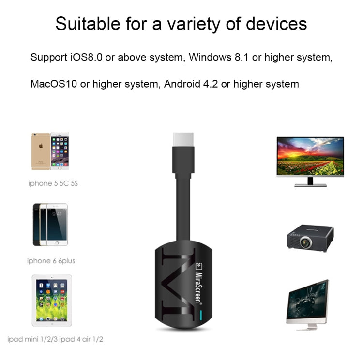 MiraScreen G4 Wireless HDMI Dongle HD 1080P TV Stick WiFi Media Player Miracast - Consumer Electronics by buy2fix | Online Shopping UK | buy2fix