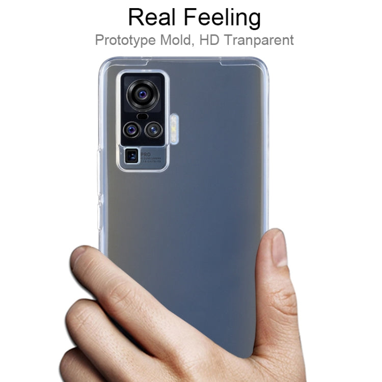 For Vivo X50 Pro 0.75mm Ultra-Thin Transparent TPU Protective Case - vivo Cases by buy2fix | Online Shopping UK | buy2fix