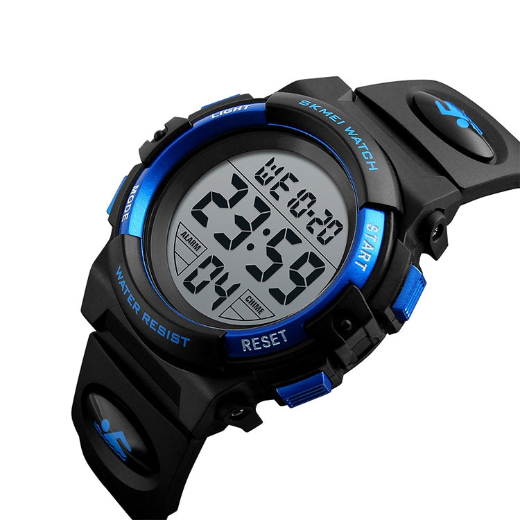 SKMEI 1258 Multifunctional Outdoor Sports Noctilucent Waterproof Wrist Watch, Size: S(Blue) - Sport Watches by SKMEI | Online Shopping UK | buy2fix