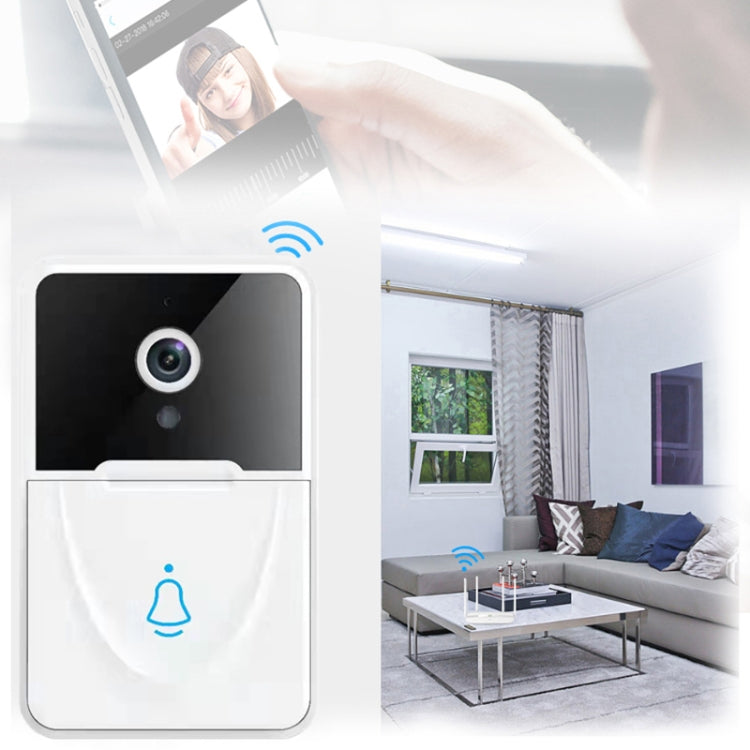 DoorBell X3 VGA WiFi Smart Video Doorbell with Chime, Support Night Vision(White) - Security by buy2fix | Online Shopping UK | buy2fix