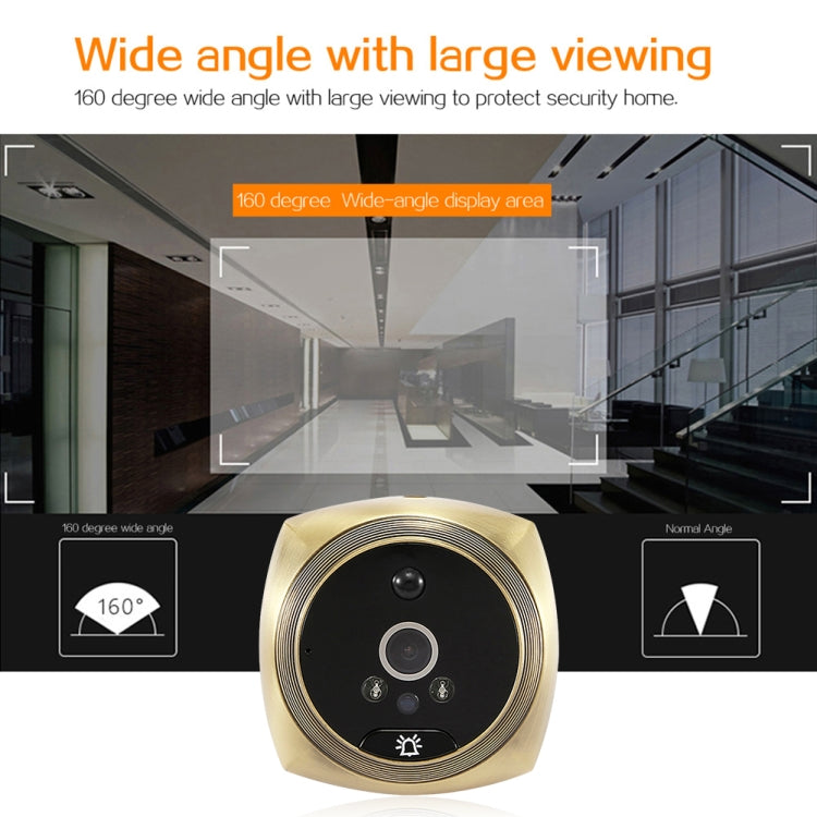 N6 2.0 Million Pixels 4.3 inch Screen Video Doorbell(Black) - Security by buy2fix | Online Shopping UK | buy2fix