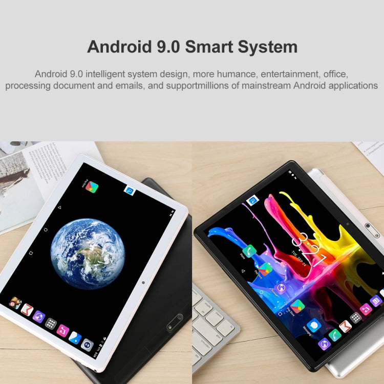 BDF S10 3G Phone Call Tablet PC, 10.1 inch, 2GB+32GB, Android 9.0, MTK8321 Octa Core Cortex-A7, Support Dual SIM & Bluetooth & WiFi & GPS, EU Plug(Gold) - BDF by buy2fix | Online Shopping UK | buy2fix