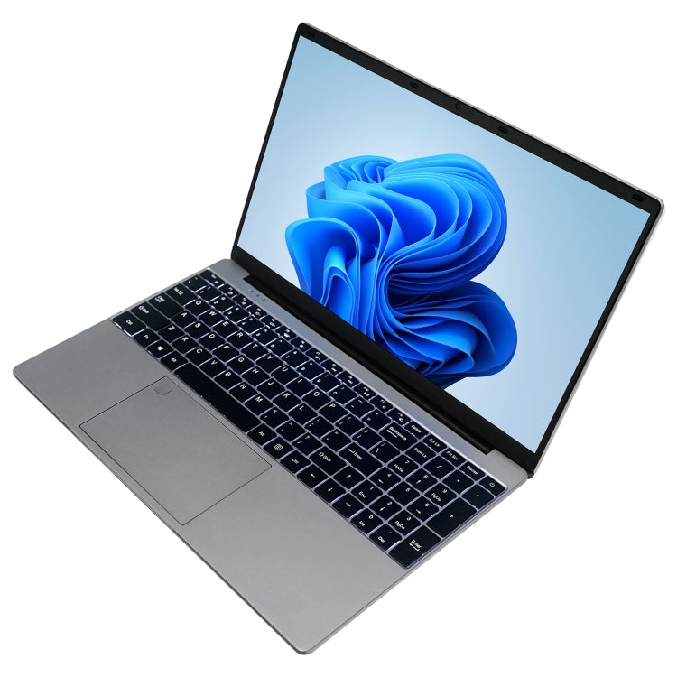 HONGSAMDE HSD1509 Notebook, 15.6 inch, 16GB+128GB, Windows 11 Intel Celeron N95 Quad Core, Support TF Card & WiFi & BT & HDMI, US Plug(Silver Grey) - HONGSAMDE by Hongsamde | Online Shopping UK | buy2fix