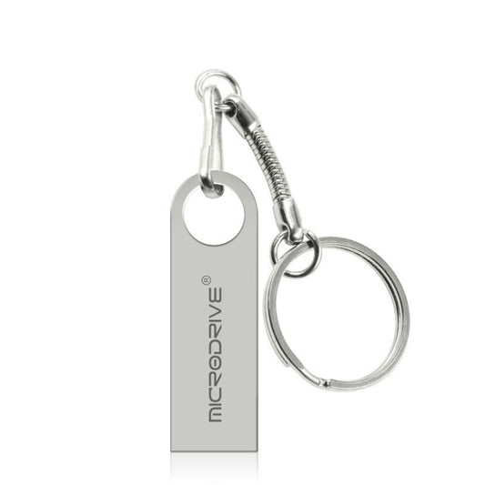 MicroDrive 32GB USB 2.0 Metal Waterproof High Speed U Disk(Grey) - USB Flash Drives by MicroDrive | Online Shopping UK | buy2fix