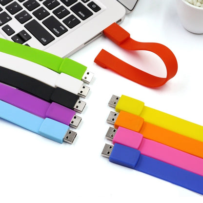 MicroDrive 8GB USB 2.0 Fashion Bracelet Wristband U Disk (Black) - USB Flash Drives by MicroDrive | Online Shopping UK | buy2fix